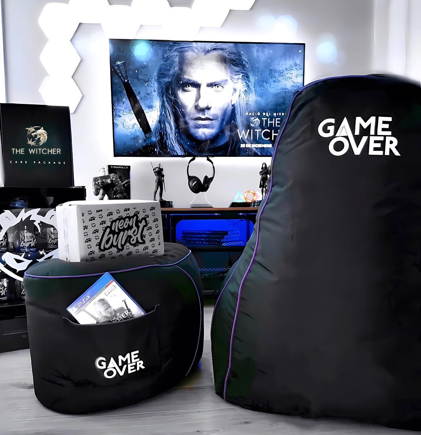 GameOver UK-made gaming bean bags